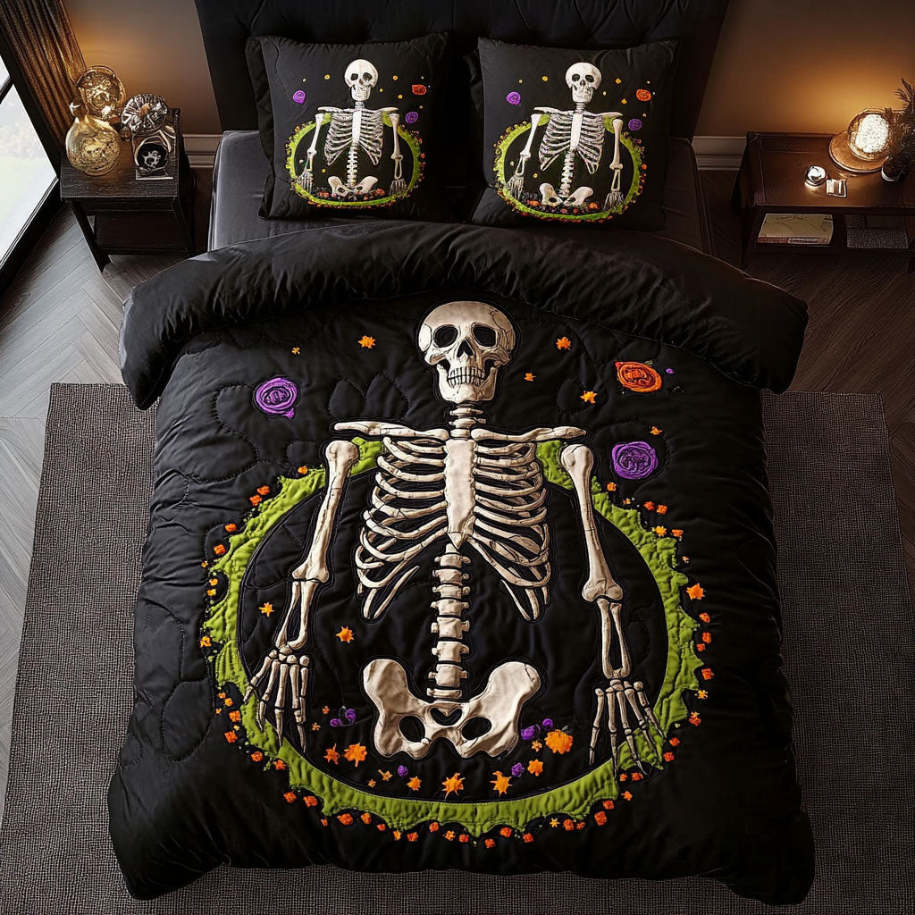 Skeleton Circle DH1909026CL Duvet Cover Set