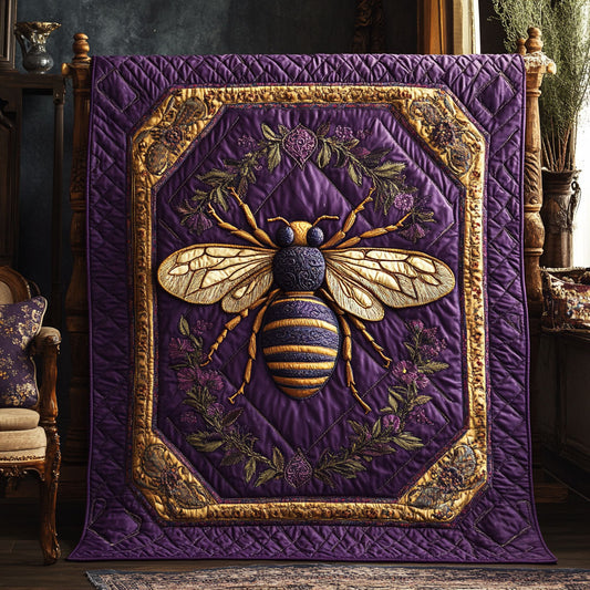 Mystic Purple Bee WY1904024CL Quilt