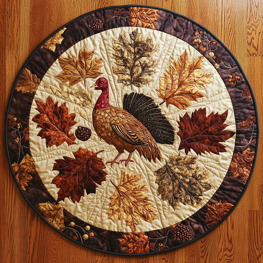 Noble Turkey Blessing WN0708068CL Quilted Round Mat