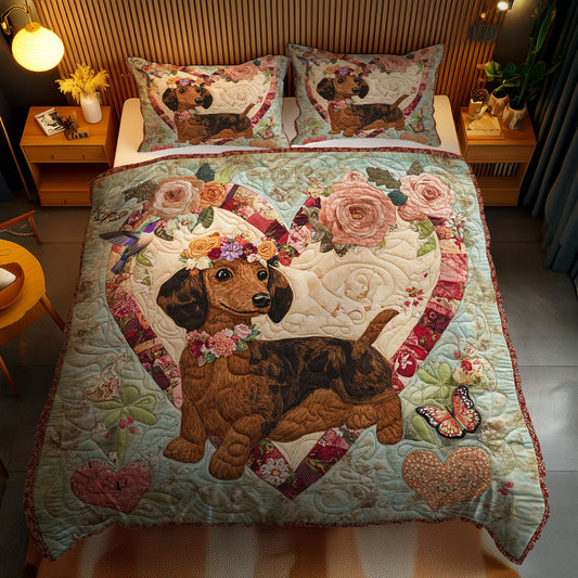 Sweet Dachshund WN2412052CL Duvet Cover Set