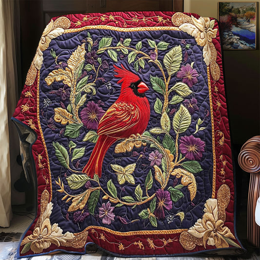 Beautiful Cardinal WY0801003CL Quilt