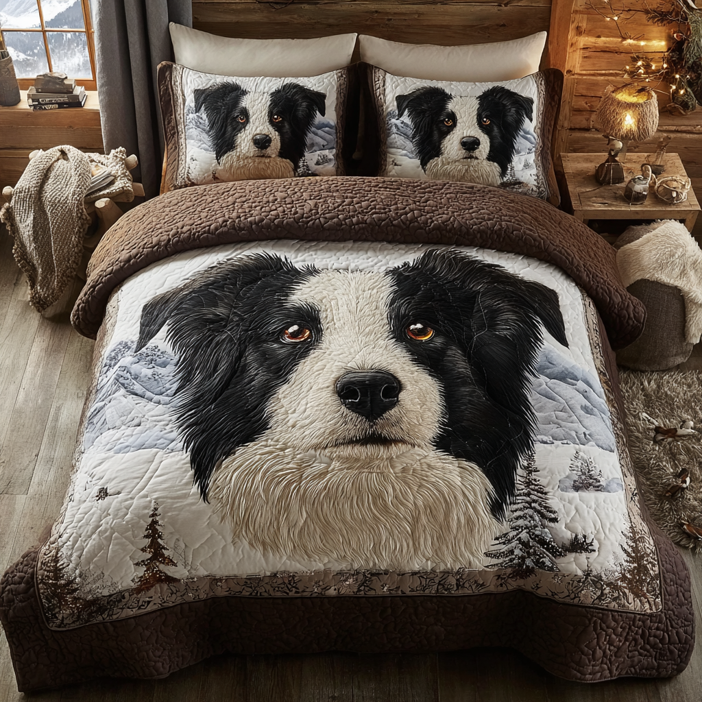 Winter Collie CP2811184CL Duvet Cover Set