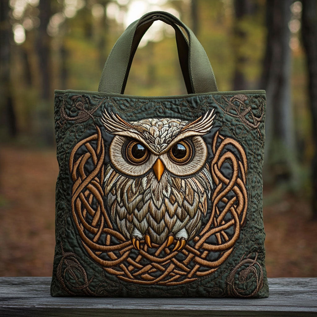 Enchanted Owl CP1311045CL Quilted Tote Bag