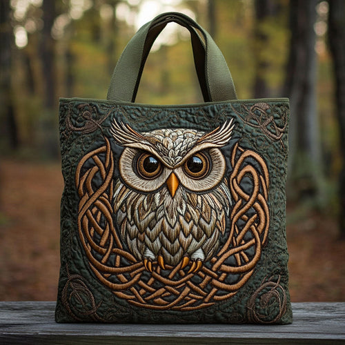 Enchanted Owl CP1311045CL Quilted Tote Bag