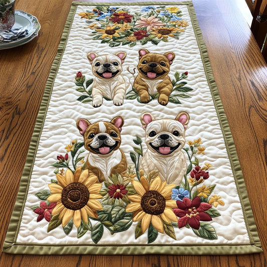 Bull Friend CP2605024CL Quilted Table Runner