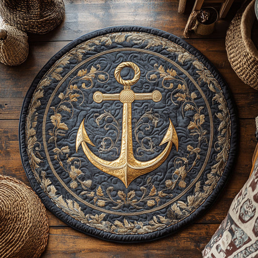 Anchored Majesty WY1106003CL Quilted Round Mat