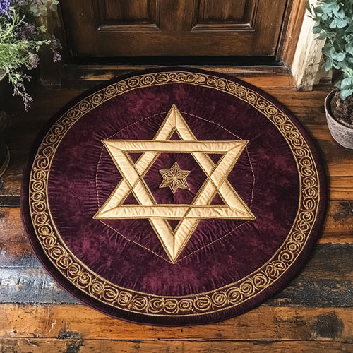 Star Of Dominion CP2807048CL Quilted Round Mat