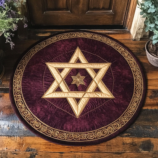 Star Of Dominion CP2807048CL Quilted Round Mat