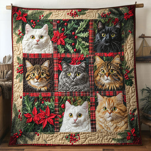 Cat Christmas Gifts WN0811009CL Quilt
