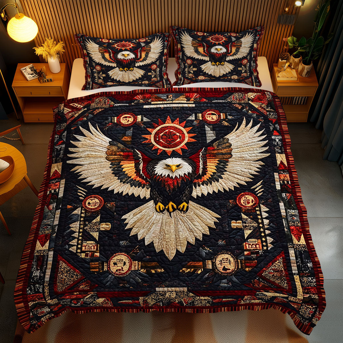 Eagle Native American WJ2312028CL Duvet Cover Set