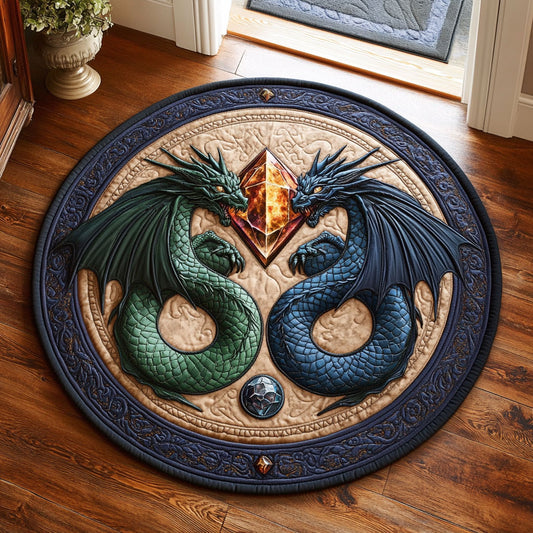 Dragon Balance CP2407051CL Quilted Round Mat