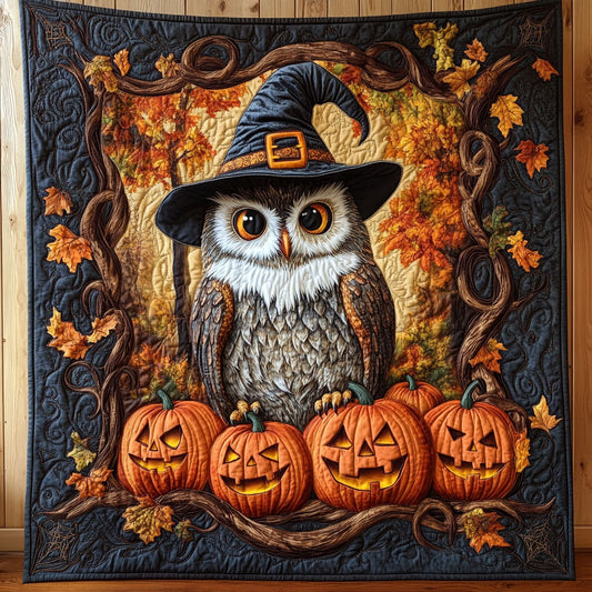 Mystic Pumpkin Owl CW1607030CL Quilt