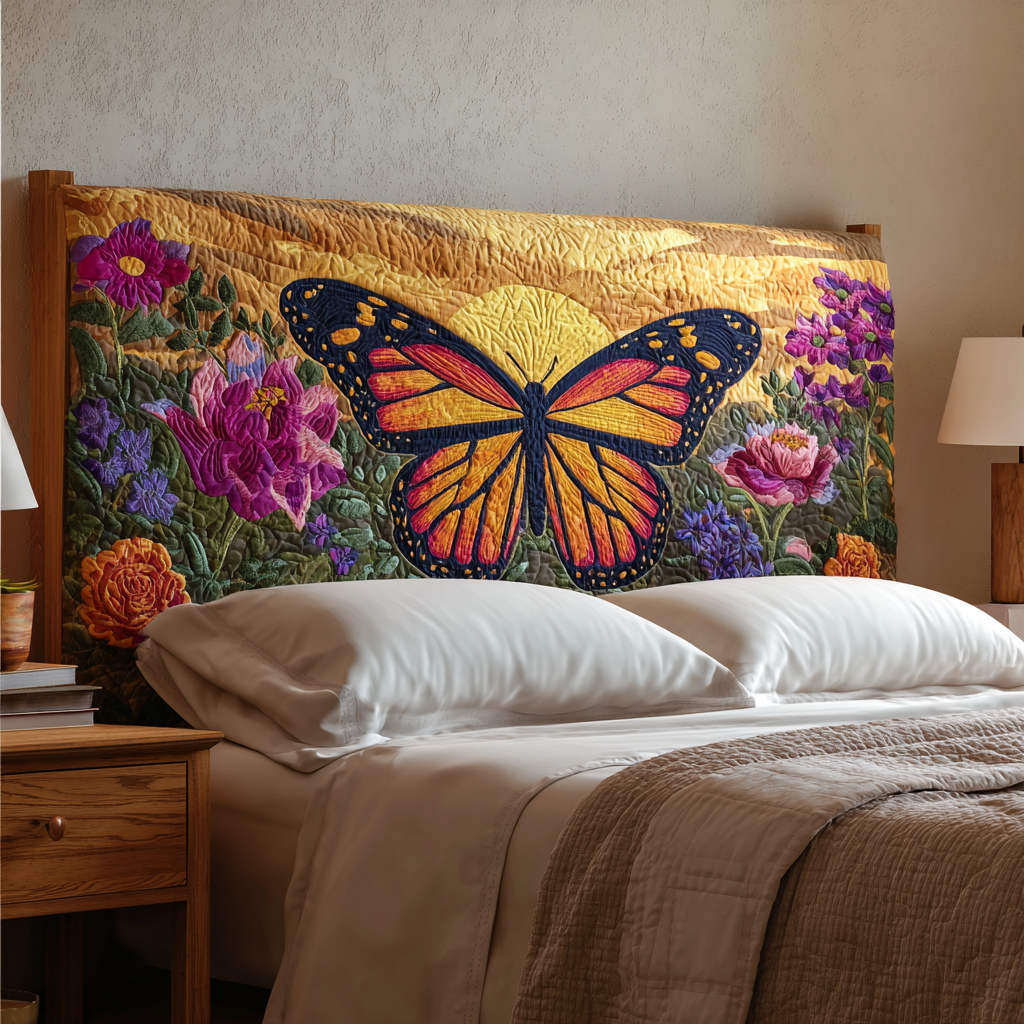 Butterfly XR2412003CL Quilted Headboard Slipcover