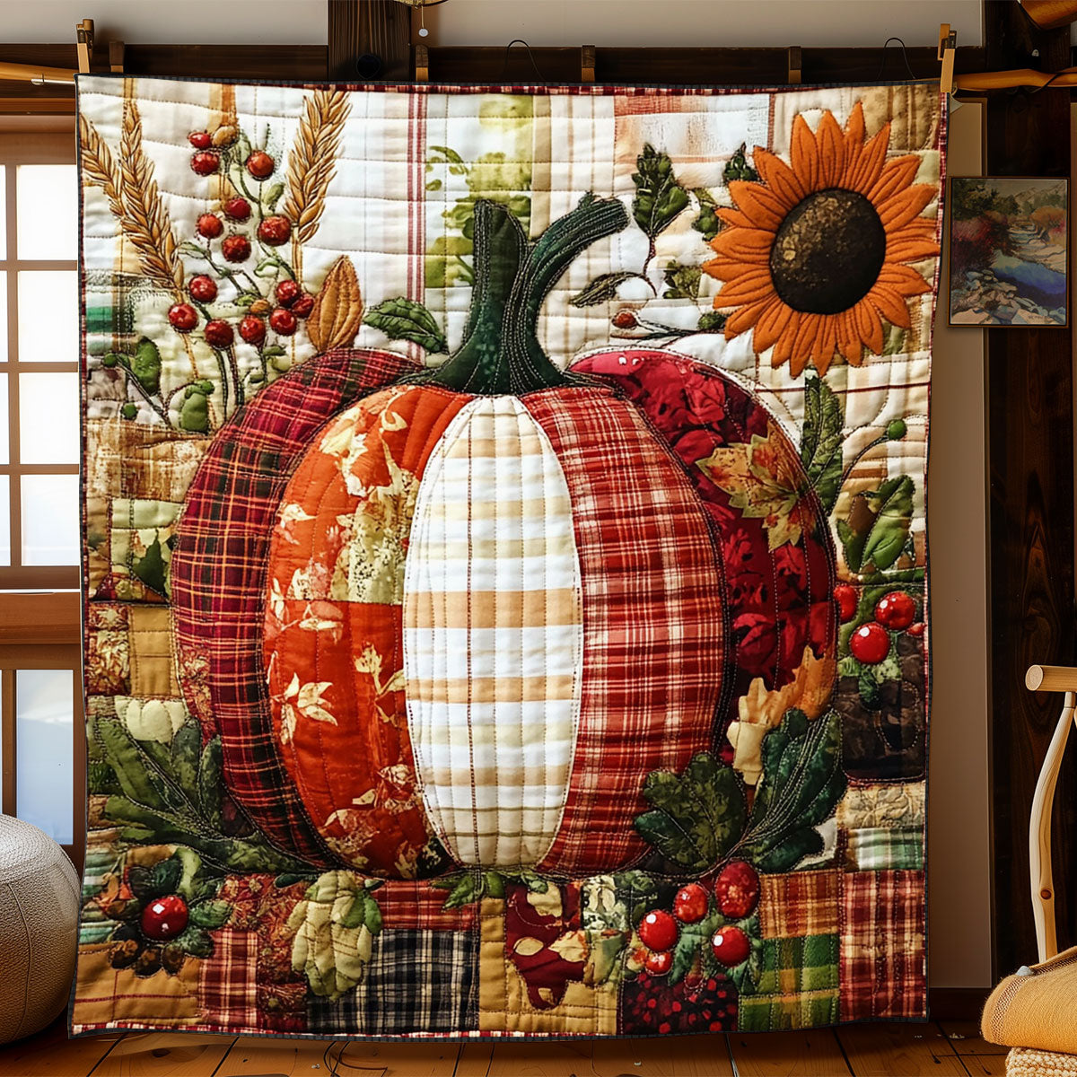 Thanksgiving Treasure WJ0701024CL Quilt