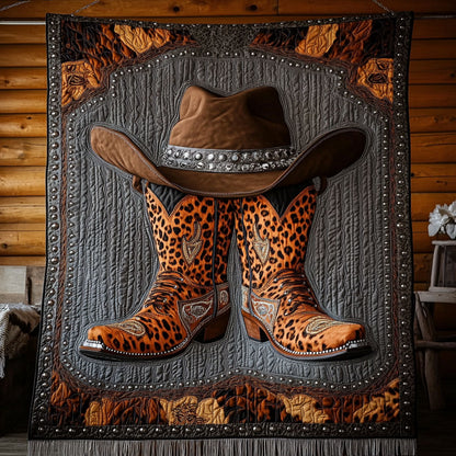 Cowboy Leopard Boots WY0307026CL Quilt