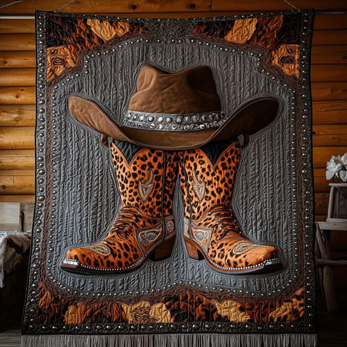 Cowboy Leopard Boots WY0307026CL Quilt