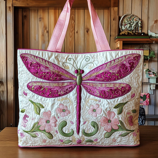 Blossom Flight CW0110002CL Quilted Tote Bag