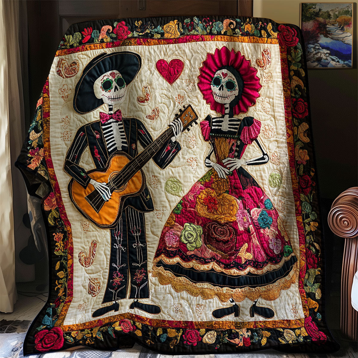 Roses And Remembrance WJ0801018CL Quilt