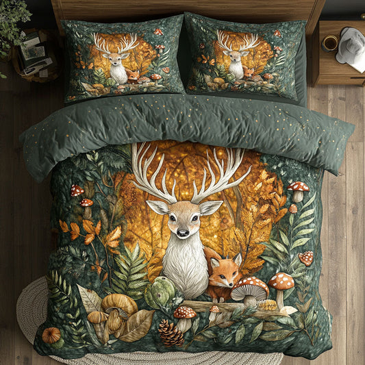 Deer Forest WX0606016CL Duvet Cover Set