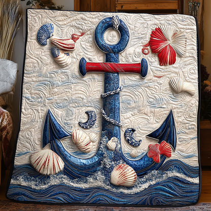 Nautical Anchor WJ1004013CL Quilt