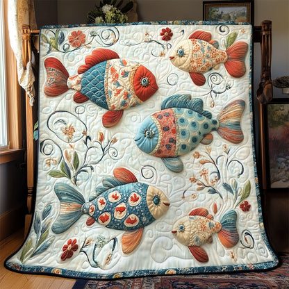 Fish Tale Bliss WJ0601001CL Quilt