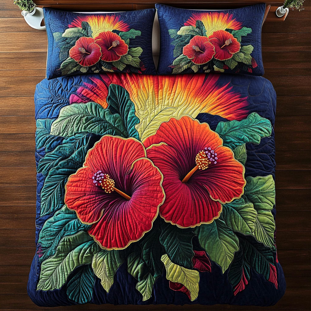 Light Of Hibiscus WY2006036CL Duvet Cover Set