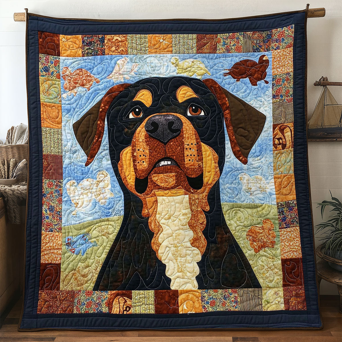 Loyal Rottweiler WN2306022CL Quilt