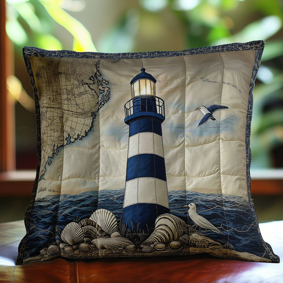 Stormy Lighthouse WN2304057CL Quilt Pillow Case