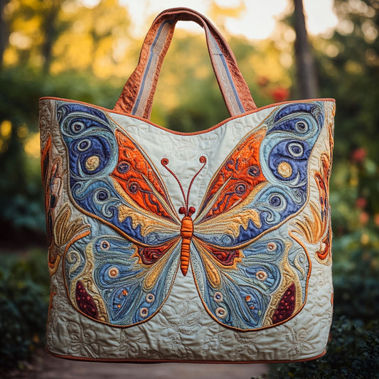 Twilight Butterfly WN2209085CL Quilted Tote Bag