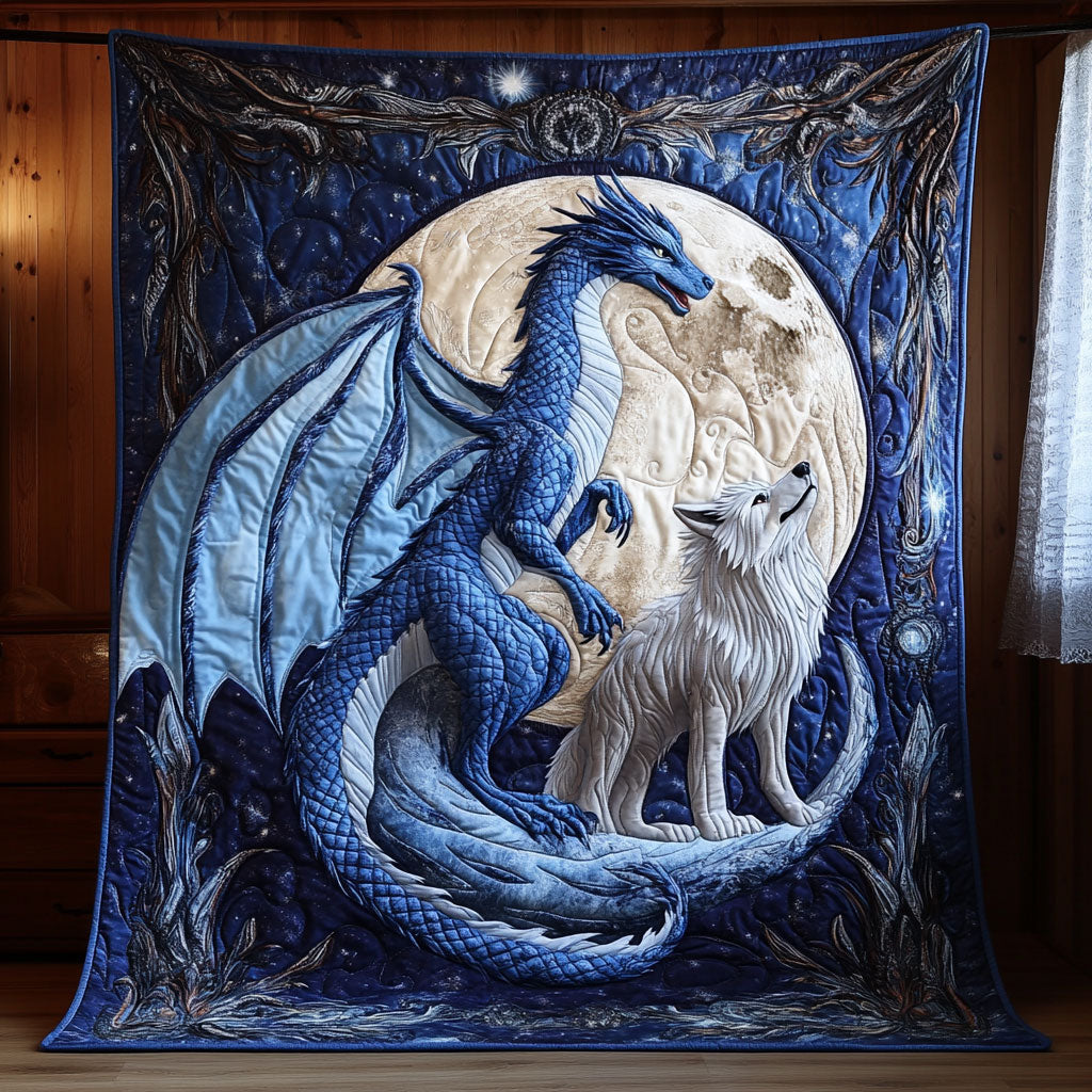 Majestic Dragon Wolf CW1705206CL Quilt