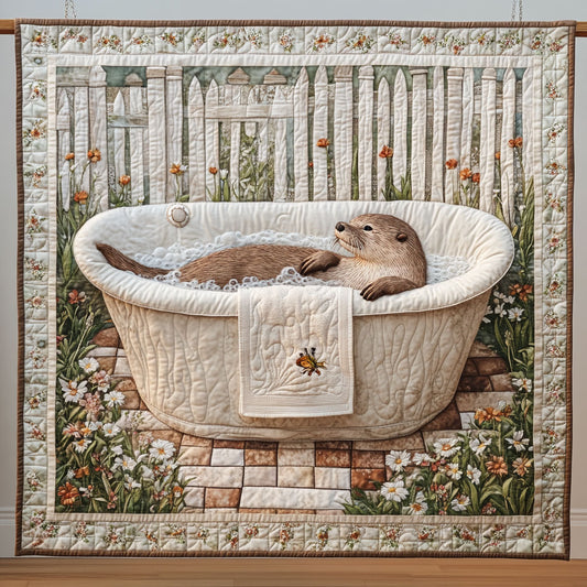 Soaking Otter CP0506026CL Quilt