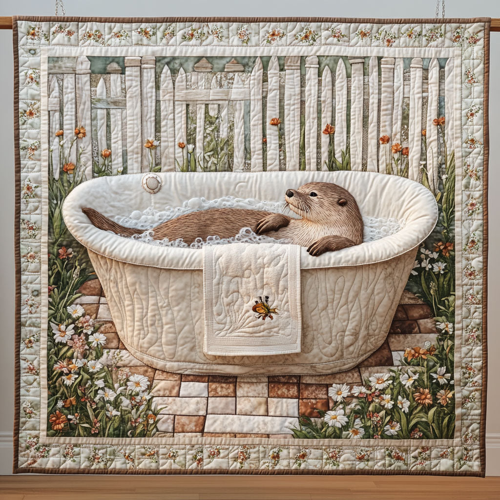Soaking Otter CP0506026CL Quilt
