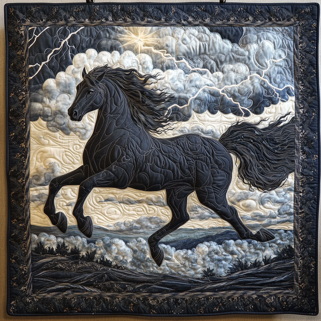 Horse Storm Runner LT0910041CL Quilt