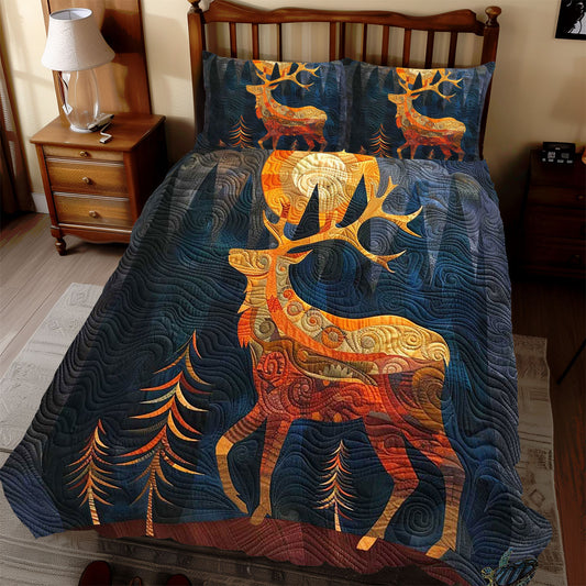 Sun Rise Mythical Stag WP2211032CL Duvet Cover Set