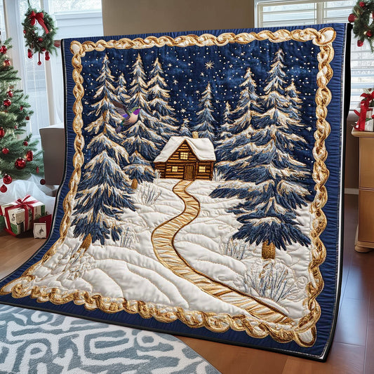 Snow Mountain Wood House WP0512003CL Quilt