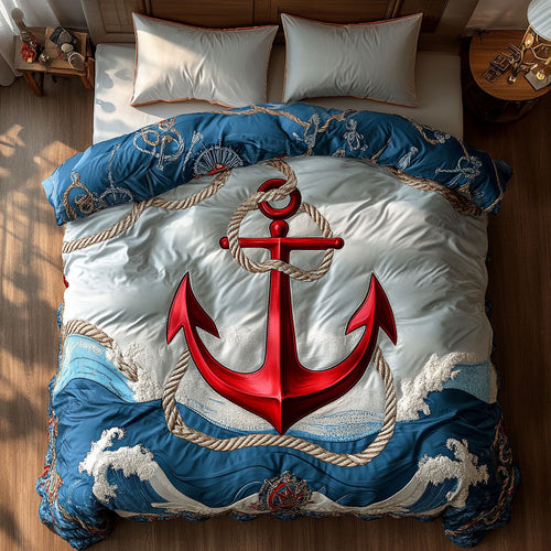 Blue Horizon Anchor WN2308019CL Duvet Cover Set
