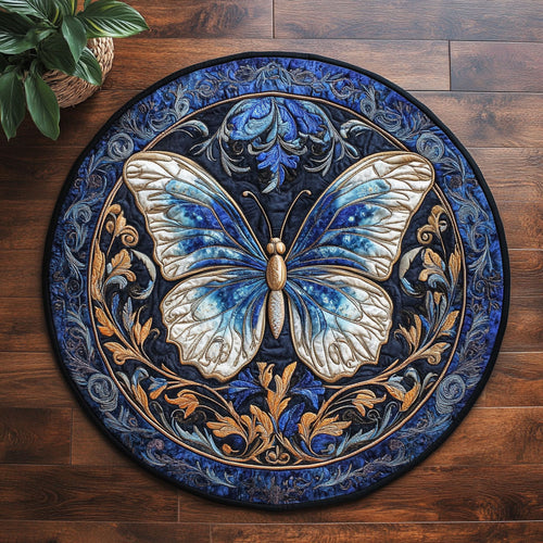 Dreamy Butterfly CM1305036CL Quilted Round Mat
