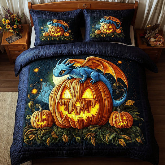 Moonlit Mischief Dragon WY0807045CL Duvet Cover Set