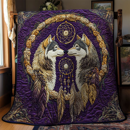 Lunar Wolf Connection WN1703078CL Quilt