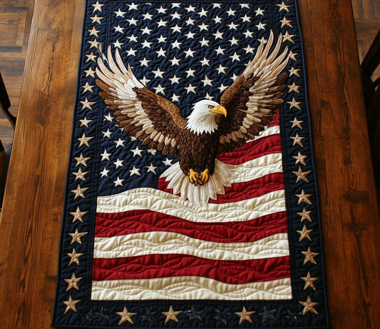 American Eagle WX2904001CL Quilted Table Runner