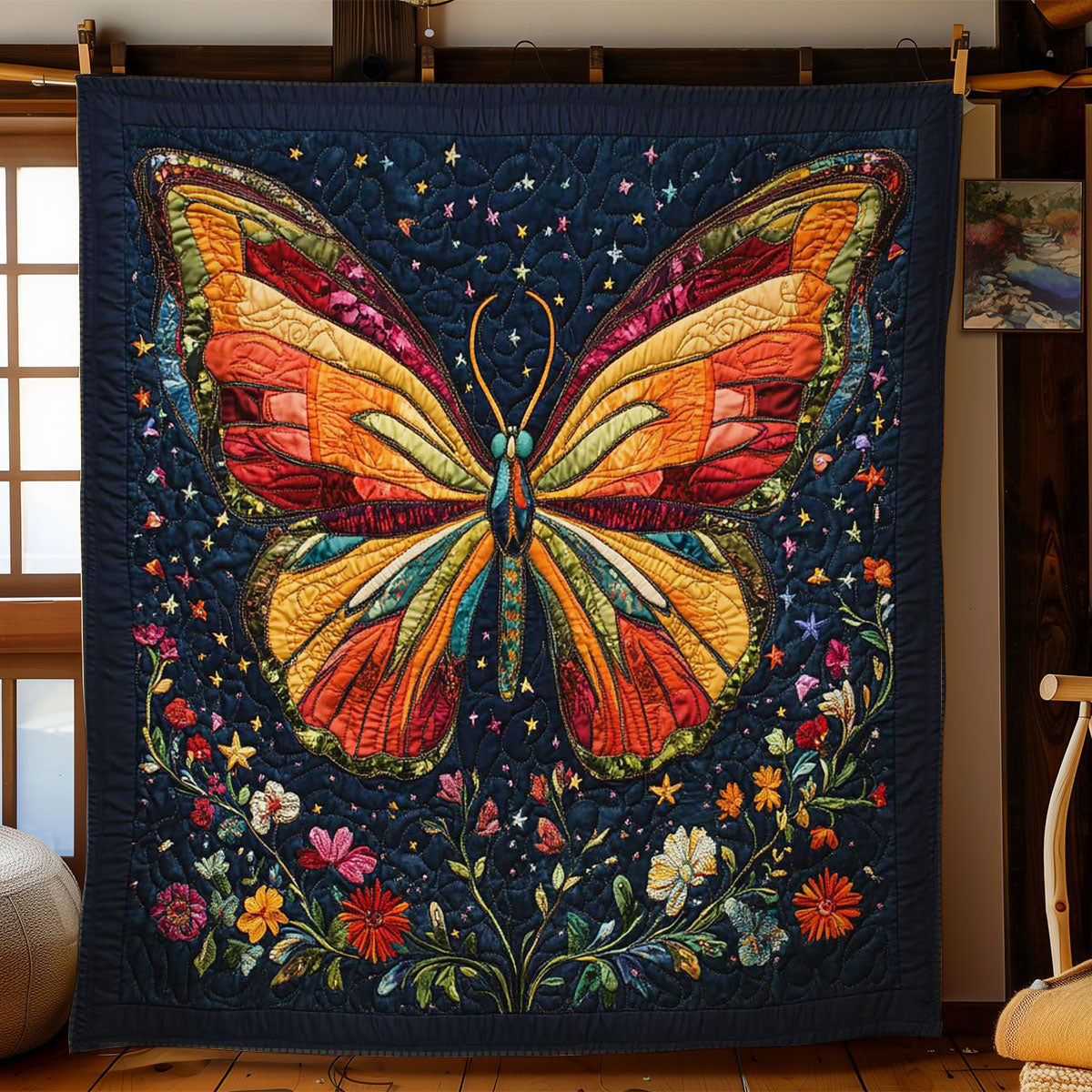 Springtime Butterfly WN1002023CL Quilt