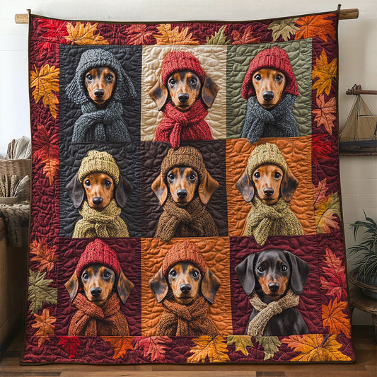 Cozy Dachshund WN2907026CL Quilt
