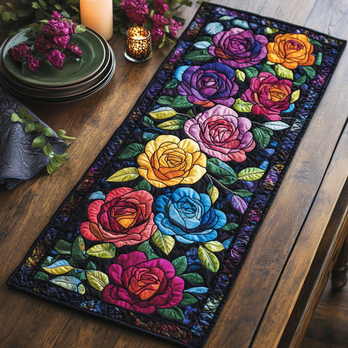 Roses Bloom CW1306040CL Quilted Table Runner