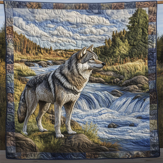 Wolf By The River LT1509061CL Quilt