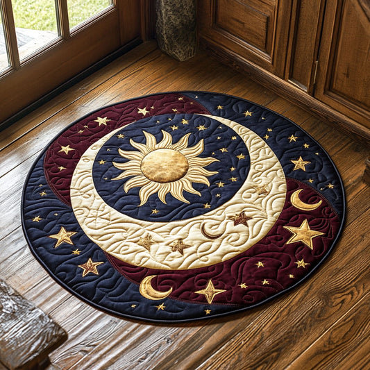 Starlit Realm CP2607046CL Quilted Round Mat