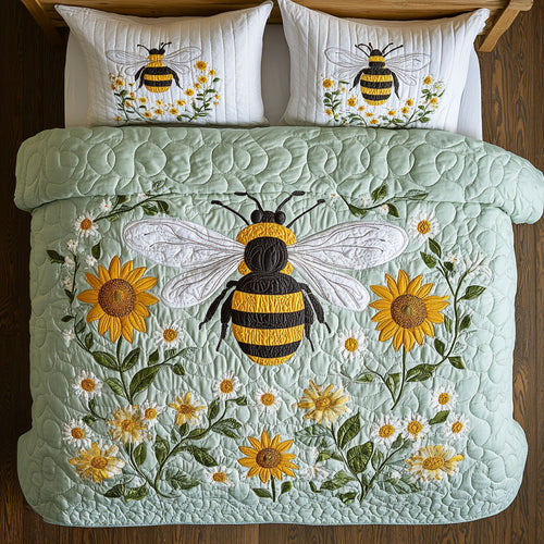 Sunflower Garden Of Bee WY1808061CL Duvet Cover Set