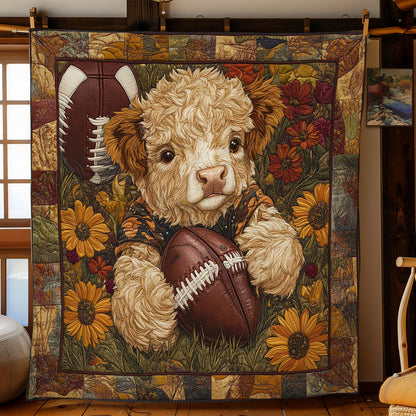 Highland Cow Huddle WN2104027CL Quilt