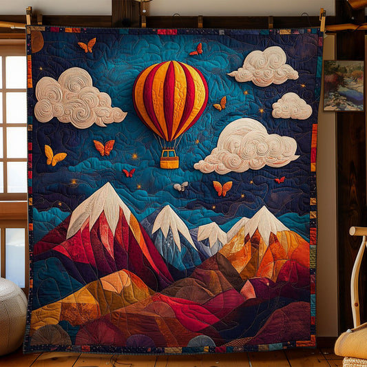 Hot Aitr Balloon Hill WY2103026CL Quilt