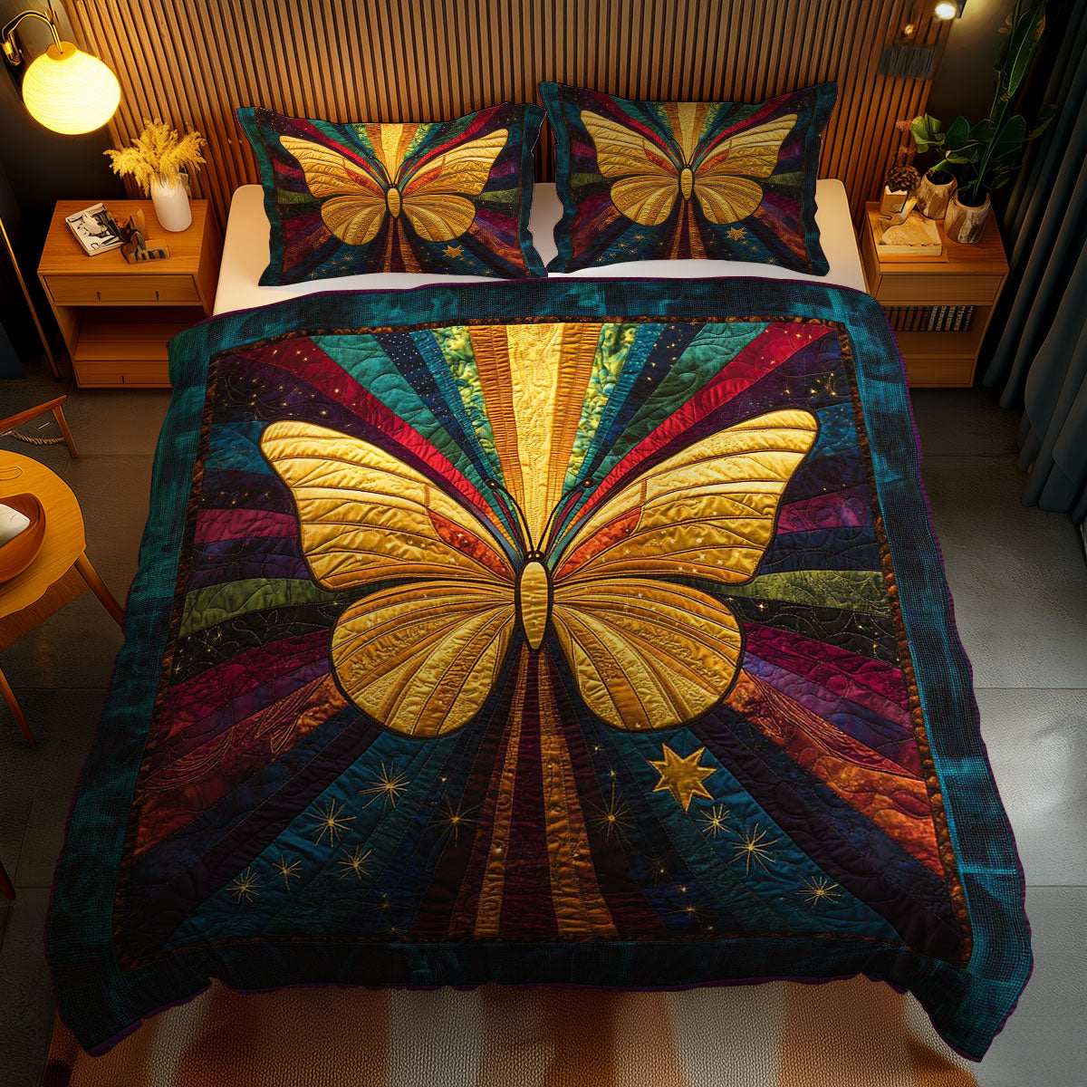 Radiant Butterfly WN3012077CL Duvet Cover Set