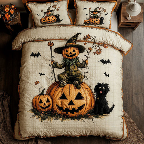 Cozy Dog And Scarecrow WN0508005CL Duvet Cover Set